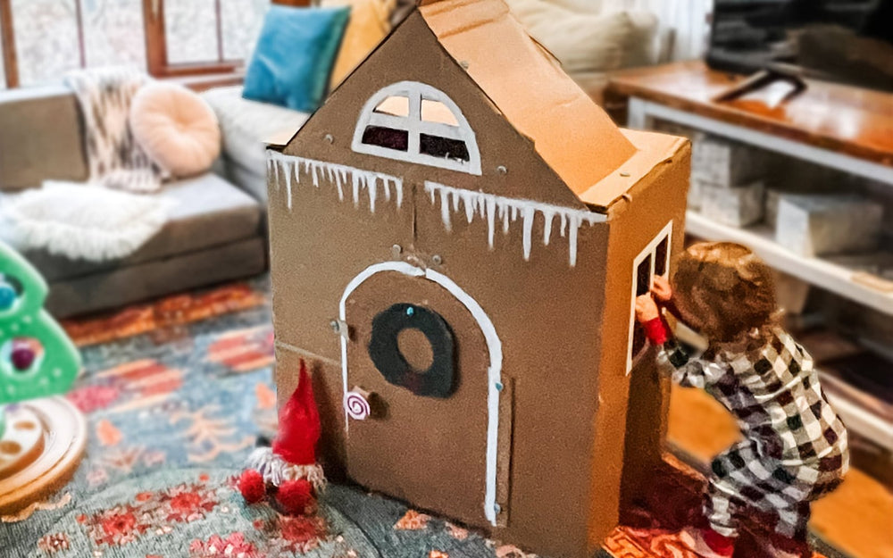 DIY Box Playhouse: From Delivery Box to Dreamhome