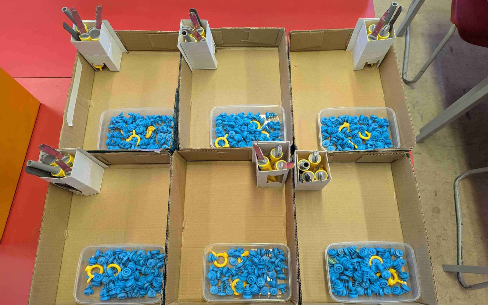 How do you organise your Makedo?