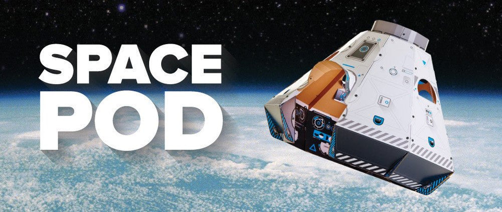 Blast Off! Ready to Build Space Pod Launch - Makedo