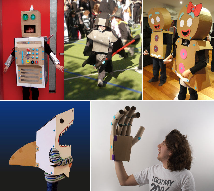 Makedo Cardboard Halloween Costume Ideas