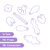 Makedo Deco-Props Blobbies contents listed alongside line drawings of each included shape.