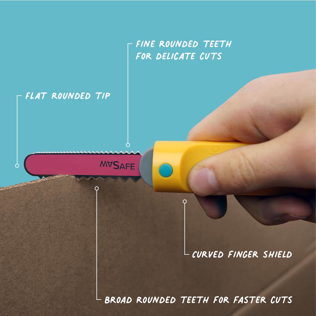 Custom Imprinted Safety Box Cutter for Righties or Lefties