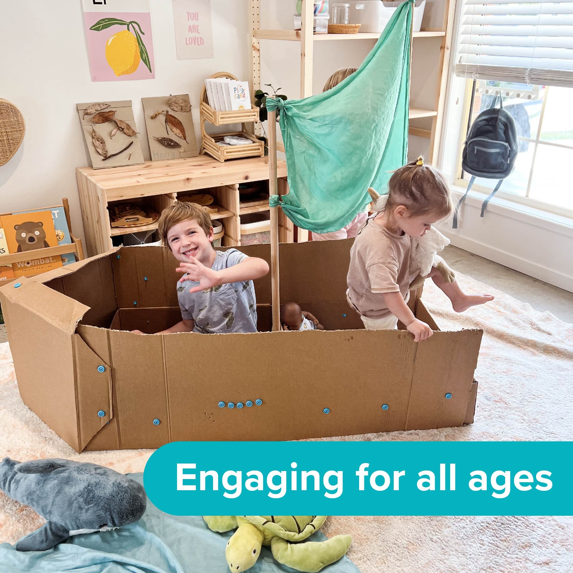 Makedo Invent - Kids' Cardboard Construction Toolbox for Classroom STE —  Contempo Views