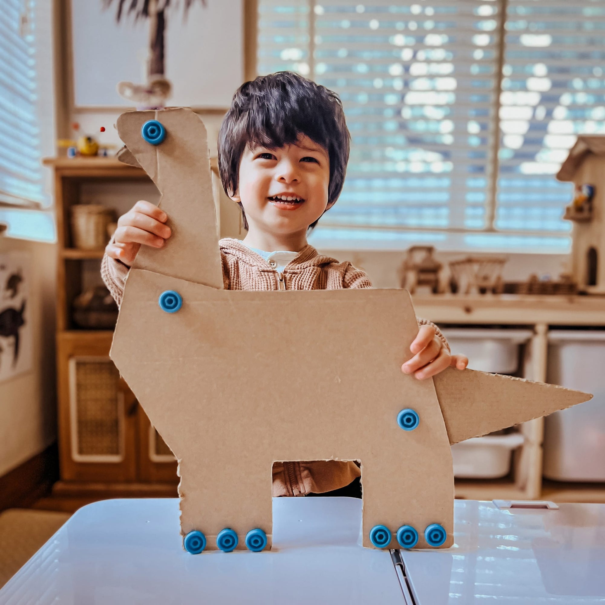 MakeDo Cardboard Construction Ready to Build Toy Kid